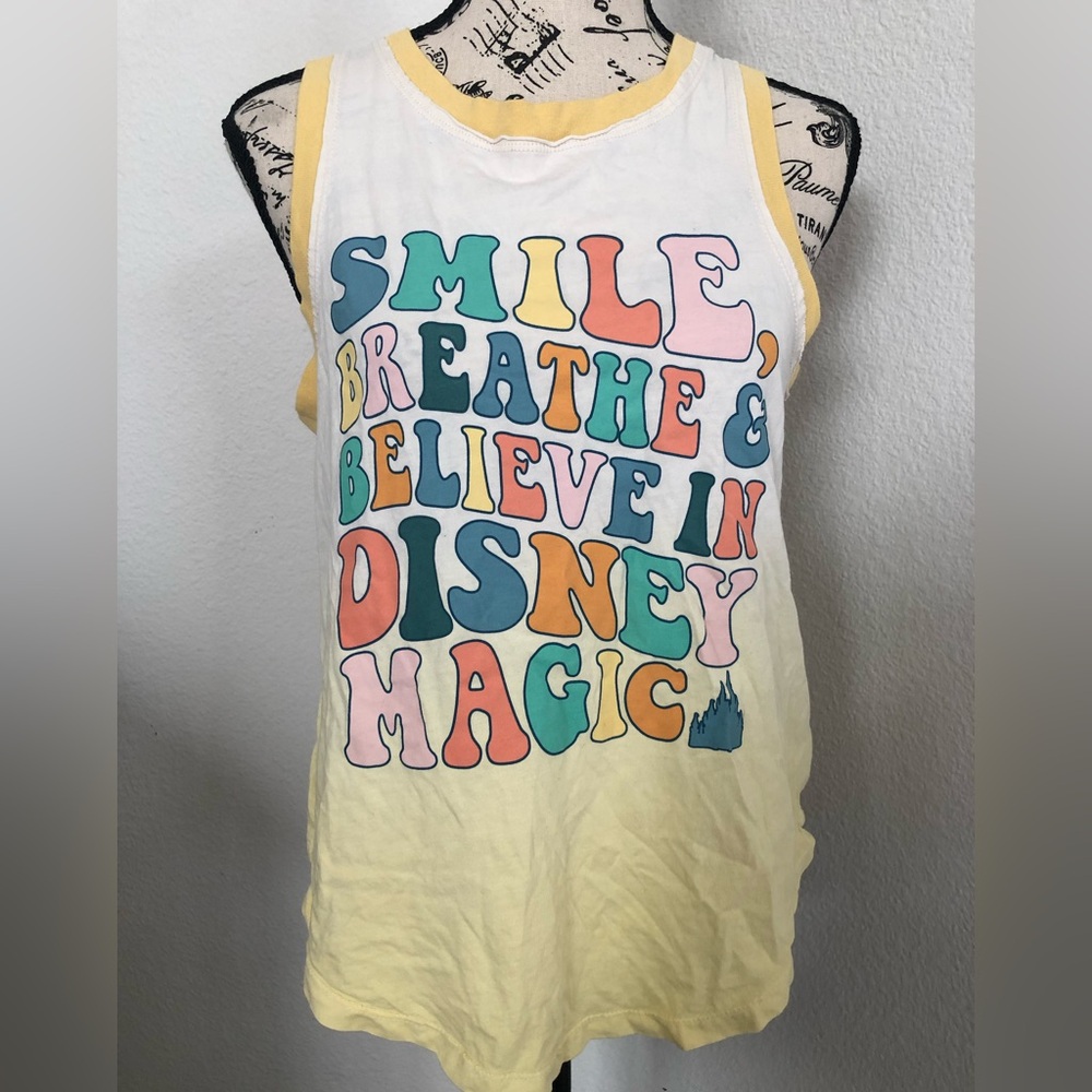 Disney Smile Believe Sleeveless Top